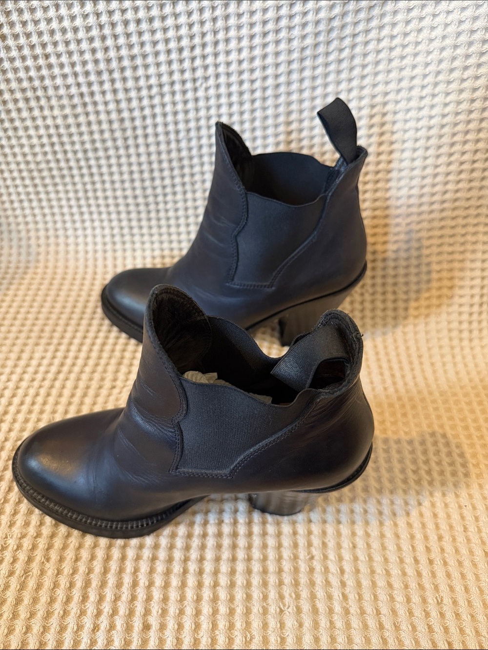 Acne Studios Star Boots EU 38 US 8 Black Heeled Boots Designer Luxury Shoes - Picture 4 of 7